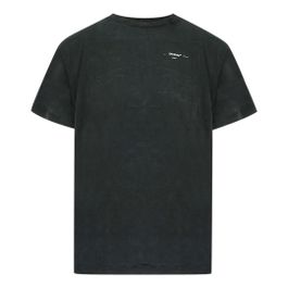 Gebroken wit scribble arrow-logo vervaagd zwart t-shirt