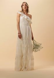 Gebroken wit y.a.s. yasfeeleloise os midi dress - celeb