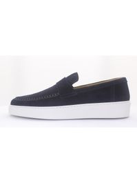 Giorgio 13710 suede loafer donker witte zool
