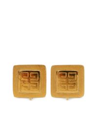 Givenchy pre-owned 4g clip-on oorbellen - goud