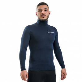 Givova baselayer corpus 3 functioneel shirt met kraag marine