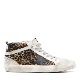 Golden goose low-top sneakers - high-top sneakers with striking leopard print desi in meerkleurig