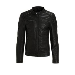 Goosecraft leren jas jacket black
