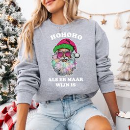 OMZIN Kersttrui voor dames, lange mouwen, kersttrui met grappige print OMZIN Kersttrui voor dames, lange mouwen, kersttrui met grappige print