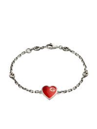 Gucci armband met gg-logo - zilver