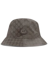 Gucci canvas vissershoed - grijs