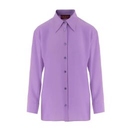 Gucci, dames, blouses & shirts, paars, maat: xs zijde,