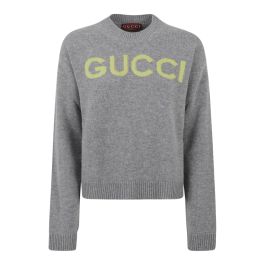 Gucci, dames, truien, grijs, maat: xs wol,