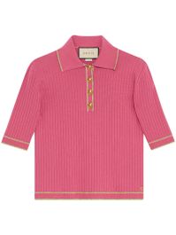 Gucci gebreide polotop - roze