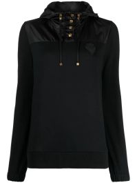 Gucci hoodie met vlakken - zwart