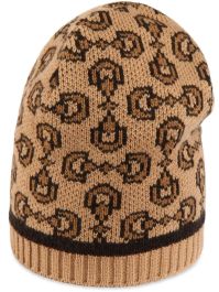 Gucci intarsia hoed - beige