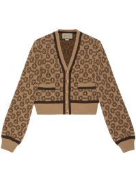Gucci intarsia vest - beige