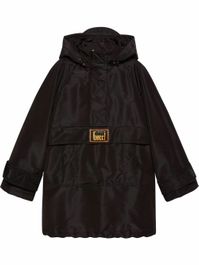 Gucci jas met capuchon - zwart