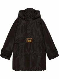 Gucci jas met capuchon - zwart