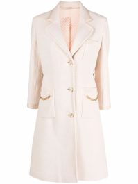 Gucci jas verfraaid met ketting - beige