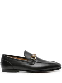 Gucci jordaan leren loafers - zwart