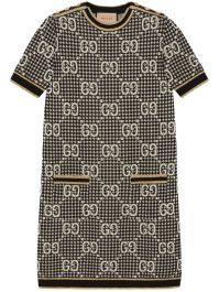 Gucci jurk met jacquard logo - 1209 black
