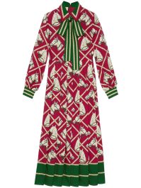 Gucci jurk met print - rood