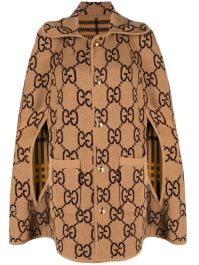 Gucci omkeerbare cape - bruin