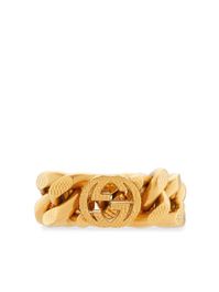 Gucci ring met gg-logo - goud