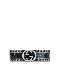 Gucci ring met gg logo - zilver