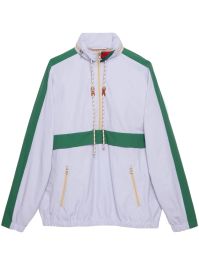 Gucci trainingsjack met streep - blauw