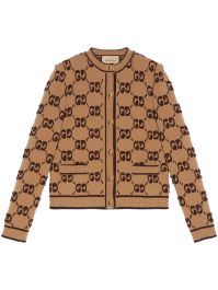 Gucci vest met jacquard - beige