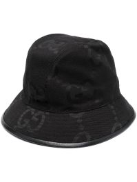 Gucci vissershoed met logo - zwart