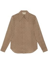 Gucci zijden blouse - beige