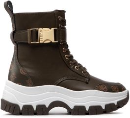 Guess bikerz dameslaarzen sneakers groen khaki platform eu 39