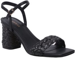 Guess dames sandalen cadante zwart met gevlochten hak eu maat 37