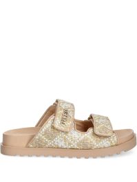 Guess usa sandalen met dubbele bandjes - beige