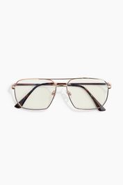 H & m - bril met blauwlichtfilter - goud