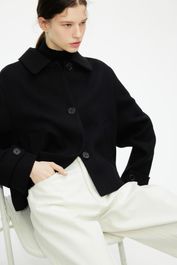 H & m - jack met kraag - zwart