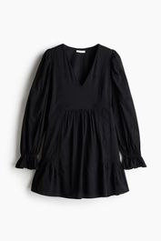 Katoenen Jurk H En M Zwarte Jurk H&M Tuniekjurken Voor Dames