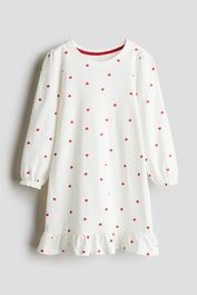 H & m - nachthemd met volants - wit
