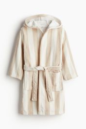 H & m - ochtendjas van katoenen badstof - beige