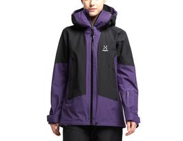Haglöfs - lumi jacket women - paarse ski-jas dames