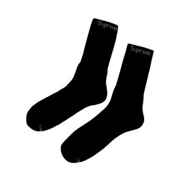 Hanes crew socks supreme , zwart , heren