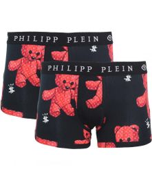 Zwarte Heren boxershorts - uupb21 philipp plein , zwart , heren
