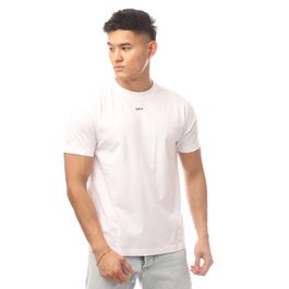 Heren off white logo print t-shirt in wit