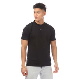 Heren off white logo print t-shirt in zwart