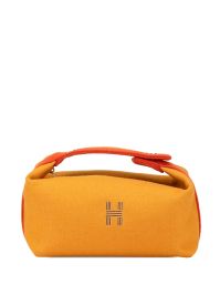 Hermès pre-owned 2012-2024 kleine toile bride a brac toilettas - geel
