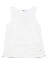 Herno vest met gehaakt vlak - wit