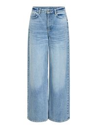 High-waist loose fit jeans