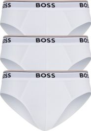 Hugo boss power briefs (3-pack) - heren slips - wit