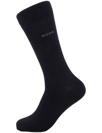 Hugo boss sokken 2 pack zwart effen