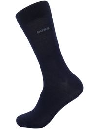 Hugo boss sokken 3 pack donkerblauw katoen met logo