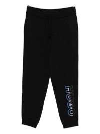 Hugo embroidered-logo track pants - zwart
