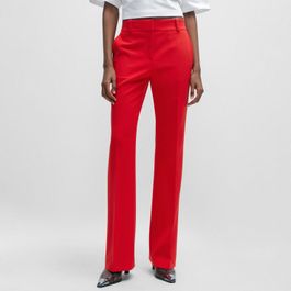 Hugo hovani regular fit broek voor dames in rood